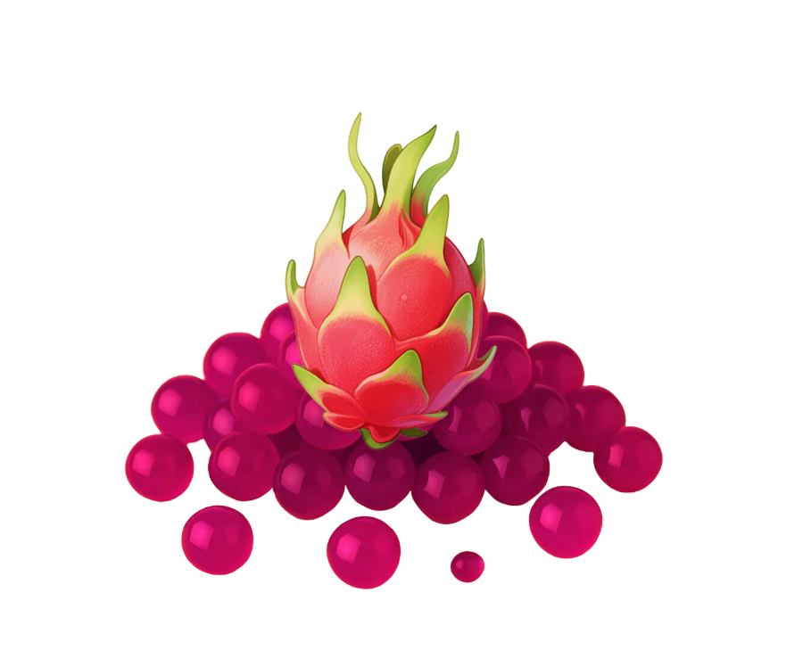 Popping Boba Dragon Fruit - 火龙果爆爆珠
