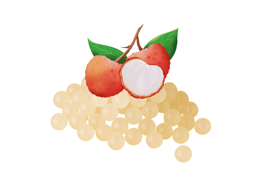 Popping Boba Lychee - 荔枝爆爆珠