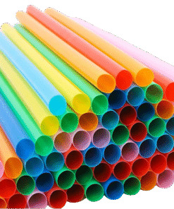 Straw 24cm (Colorful/Black/Clear/White) - 24cm粗吸管（大杯）（彩/黑/透明/白）